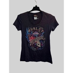 Harley Davidson "Designed by Riders" Large T-Shirt Stinger Medina Ohio